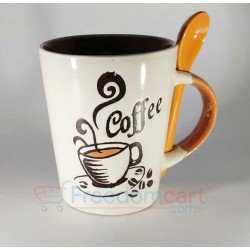 New Ceramic Hot Coffee Symbol Mug orange